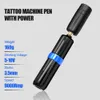 Tattoo Machine Complete Wireless Kit Portable Rotary Pen Set with Cartridge Needles Power Supply Inks for Permanent Make up Tools 231013