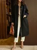 Kvinnors ull blandar korea modejackor för kvinnor vinterrock för kvinnor ytterkläder förtjockad ullrock lös varm dike höst kvinnor kläd231014