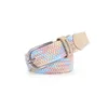 Cinture Vintage Boemia intrecciata per donna Fibbia in metallo Finto tessuto di paglia Cintura larga Cintura estiva Camicia decorativa Cintura