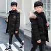 Down Coat Winter Fashion Outdoor 8 Boys Hooded Warm Snowsuit 10 Barn Midlängd Cotton Coat 12 13 14 Teens Overcoat 6 barn Down Jacket J231013