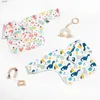 Bibs Burp Cloths Baby Bibs Waterproof Long Sleeve Saliva Towel Infant Feeding Bib with Pocket Cute Cartoon Apron Kid Burp Cloth Unisex Baby StuffL231108