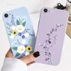 Étuis de téléphone portable pour iPhone 7 8 SE 2020 Étui celulaire de dessin animé de fleurs pour iPhone7 8 SE2020 se 2020 se2020 A1778 A1660 A1779 Couverture en TPU mat en silicone L230823