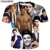 Nuovo Popolare zac efron collage T-shirt Uomo Donna T-shirt con stampa 3D Harajuku Casual Summer Style Top A52269U