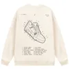 High Quality Autumn New Style Board Shoes Letter Printed Sweatshirt Round Neck Comfortable And Versatile Fashion Top Unisex Style