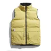 Gilets pour hommes coréen hommes automne et hiver tendance vers le bas coton gilet avec grande épaule chaude et épaissi avec double manteaux homme 231013