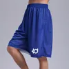 Marca kd bermudas jogo de bola shorts verão solto fino dupla face na altura do joelho cintura elástica curto masculino prática shorts ship307s