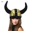 Chapeaux de fête drôle Viking peluche doux chapeaux tête de taureau Poshoot outil nouveauté chapeaux femmes hommes fête cadeau anniversaire Halloween chapeau 231013