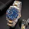 Przesuwni klamra Mężczyźni Watch Automatyczne zegarki Ceramiki mechaniczne Pełne zegarek ze stali nierdzewnej Sapphire Luminous Designer Watch Business Casual Orologio Dhgate