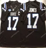 NCAA Duke Blue Devils College Football Jersey 17 JONES 4 HUDZICK