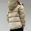 Doudoune d'hiver pour hommes, doudoune noire et Beige, Parka de Style britannique, épaisse, chaude, courte, à capuche, manteaux de loisirs d'affaires CC YQWT