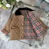 Boy Coat Clothe Designer Youth Boys Fashion Outwear kläder Partihandel 120-170 cm baby flickor Vinter varma rockar jackor