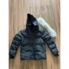 Giacche invernali degli uomini Real Coyote Fur Designer Homme Puffer Outdoor Windbraser Jassen cappacciata con cappuccio con cappuccio per la giacca giù per la giacca giacca giacca mencoat