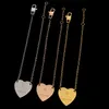 Ожерелья дизайнерские золотые ожерелья серебряные цепочки ожерелья дизайнеры дизайнерских аксессуаров оптом подарок для женщин новый стиль для молодежи P2