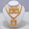 Set di gioielli da sposa di lusso Dubai Arabo Africa Set di gioielli con fiori Collana con ciondolo Orecchini Set Donna Ragazza Gioielli Papua Guinea Perline Gioielli 231013