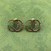 6 styles boucle d'oreille motif rétro goujons fleur 3 couleurs boucle d'oreille pour amoureux goujons géométriques demi-cercle boucle d'oreille lettre exquise boucles d'oreilles ensemble cadeau