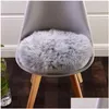 Carpets Carpets Muzzi Real Sheep Fur Rug Carpet Chair Er Wool Warm Hairy Bedroom Mat Seat Pad 8 Color 40 Home Garden Home Textiles Dhz5S