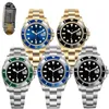 Luxo mens relógio designer relógios deslizantes fivela ajustável relógios mecânicos automáticos 40mm safira rlx relógios de pulso 904L aço inoxidável montre de luxe