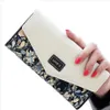 NIEUWE FASHIER GIRL Wallet For Women Wallets Brands Portebion Dollar Printing Designer portemonnees kaarthouder Coin Bag Female339q