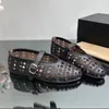 Damen-Ballerinas aus Lackleder mit Strass-Schnalle, Mary Jane, quadratisch, einzelner Herbst, runder Kopf, flache Schaufel, hochwertiges Wildleder, helle Schuhe im College-Stil