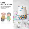 Dinnerware Sets Christmas Decorations Loving Couple Ornaments Cake Baking Cartoon DIY Pastry Adornment Elderly