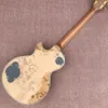 Guitare électrique personnalisée avec dessus en érable doré, touche en palissandre, guitare de haute qualité, livraison gratuite