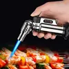 Feuerzeuge, Metall-Fackel, Turbo, kein Gasfeuerzeug, winddicht, für Grill, Küche, Kochen, große Kapazität, Spritzpistole, Jet-Feuerzeug, Gadget