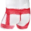 Underpants Men'S Fun Lace Sexy Underwear Thong Leggings Attractive Flatfoot Pants Boxer Shorts And