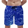 Herenshorts Geo Print Board Zomer Zwart Wit Diamant Sport Fitness Korte broek Heren Sneldrogend Vintage Grote maten Strandbroek