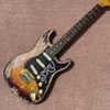 Relic E-Gitarre, SRV-Stil, Erlenkorpus mit Ahornhals, kundenspezifische E-Gitarre, kostenloser Versand 00