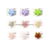 Hair Accessories 34 Colors Ins Women Girls Elegant Hair Claw Big Flower Designer Hairpin Party Favor Barrettes Beautif Hairs Clip Acce Dh3Rv