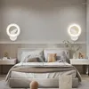 Vägglampa romantiska lampor akryl lampskärmsbelysning fixtur vardagsrum sängen djur lampor 220v barn nattljus hus tillbehör