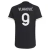 23 24 25Chiesa Yildiz Juventus Soccer Jerseys Vlahovic Milik Di Mariakean Pogba Bremer Danilo Locatelli Rabiot Home Away Football Shirt Fans Kits Kits Uniformes