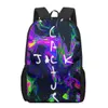 Mochilas cactus jack letra palabra Impresión 3D Mochilas escolares para niñas, niños, niños, mochila escolar, mochilas para estudiantes de primaria junior 3d S 231013