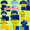 Boca Juniors voetbalshirts 23 24 CARLITOS Retro MARADONA TEVEZ DE ROSSI 2023 2024 thuis weg Derde Thailand voetbalshirt VOLWASSEN KINDEREN SETS UNIFORM