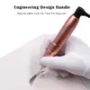 Máquina de tatuagem BIOMASER est Maquiagem Permanente 2 Cabeça Rosa Ouro Microblading Pen Equipamento 3D Gun Set 231013