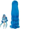 Cosplay Anime Melody Pichi Pitch Hanon Hosho Cosplay disfraz peluca mujer Sexy vestido azul Halloween carnaval fiesta juego de rol disfraz traje