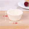 Moules de cuisson 500pcs Taille moyenne Doublures de papier de chocolat Muffin Cake Cups Formes Cupcake Cases Solid Color Party Plateau Moule