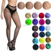 Sexy Sokken Sexy Visnet Panty Vrouwen Mesh Panty Hollow Out Vrouwen Visnet Kousen Club Party Kousen Vrouwelijke Sexy Kleurrijke lingerieL2310/9