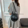 Cross Body Femmes Simple Mode Sac À Main Décontracté 2023 Été Nouveau Style Occidental Épaule Sac À Bandoulière Rond Bagstylishhandbagsstore