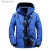 Męskie Parkas UeTeey Winter Cotute Białe kaczki Kurtki dla mężczyzn Windbreaker Camping Turing Outdoor Grube Puffer WindProof Coatsl231014