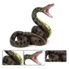 Decoração de festa decoração de festa falsa boca aberta python assustador grande cobra brinquedos halloween jardim adereços piada brincadeira brinquedo casa jardim dha3y