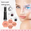 Ansiktsvårdsenheter 2 i 1 Electric Eye Massager Anti Wrinkle Massage Instrument LED P On Vibration Heated Anti Aging Skin CA 231013