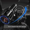 QC 3.0 Portable Car Charger Dual USB Quick Charging 3.1A Fast Charge Phone Charger For iPhone 15 Samsung Xiaomi GPS