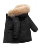 Down Coat Children's Down Jacket 2023 Winter Hooded Faux Fur Boy Coat Thick Warm Snow Wear Cloths Kids Parka Ytterkläder Snowsuit 2-12 Y J231013