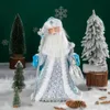 Decorazioni natalizie Anno Figurina di bambola di Babbo Natale per accessori per la decorazione domestica Ornamenti per alberi di Navidad 40 cm Figura in piedi grande 2023 231013