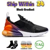 Designer 270 män Running Shoes 27C Triple White Black Anthracite Karely Rose Habanero Red Light Bone Hot Punch Outdoor Men Sneakers Womens Sports Trainers