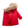 Down Coat Children's Down Jacket 2023 Winter Hooded Faux Fur Boy Coat Thick Warm Snow Wear Cloths Kids Parka Ytterkläder Snowsuit 2-12 Y J231013