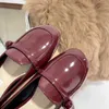 High-quality women's shoes patent leather shoes rhinestone buckle Mary Jane round toe autumn shallow flat-bottomed ballet spoon suede bright college student shoes