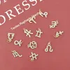 Decorazioni per nail art 10 pezzi 12 ciondoli pendenti in lega 3D con diamanti piercing s gioielli di lusso dorati accessori per unghie 231013