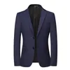 Ternos masculinos Blazers Boutique Moda Masculina Negócios Cultivar a Moralidade Lazer Cor Pura Casamento de Cavalheiro Presidido Sobre Trabalho Blazer 231013